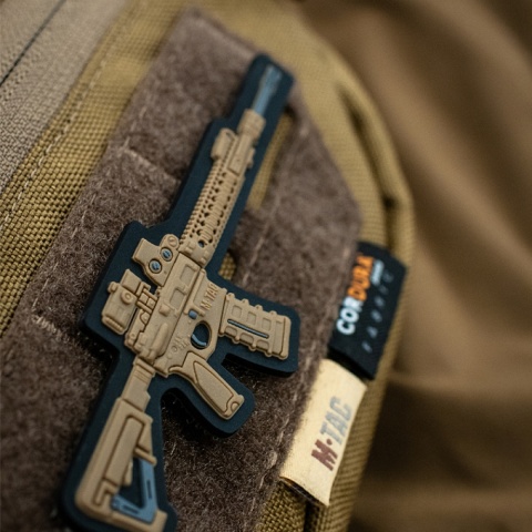 M-TAC Naszywka na rzep AR-15 3D PVC Coyote