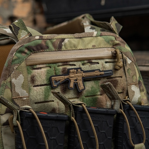 M-TAC Naszywka na rzep AR-15 3D PVC Coyote