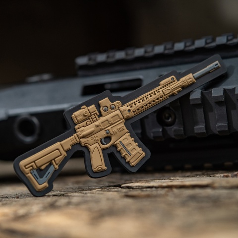 M-TAC Naszywka na rzep AR-15 3D PVC Coyote