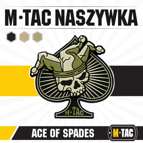 M-TAC Naszywka na rzep Ace of Spades 3D PVC