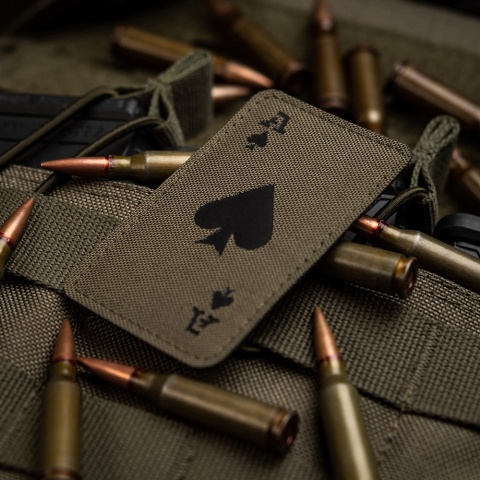 M-TAC Naszywka na rzep Ace of Spades Laser Cut