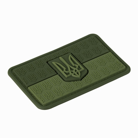 M-TAC Naszywka na rzep Flaga Ukrainy z Herbem Wypukła PVC Olive