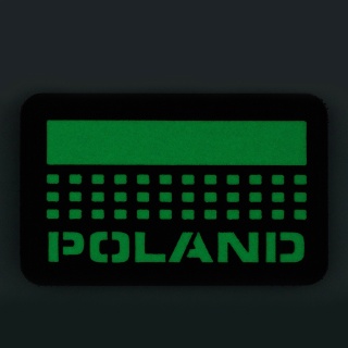 M-TAC Naszywka na rzep Poland z flagą 50x80 Laser Cut Coyote/Lum
