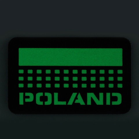 M-TAC Naszywka na rzep Poland z flagą 50x80 Laser Cut Ranger Green/Lum