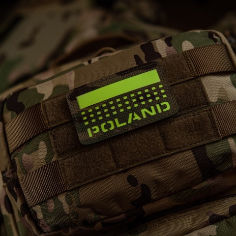 M-TAC Naszywka na rzep Poland z flagą 50x80 Laser Cut