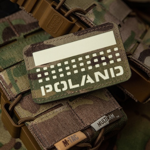 M-TAC Naszywka na rzep Poland z flagą 50x80 Laser Cut