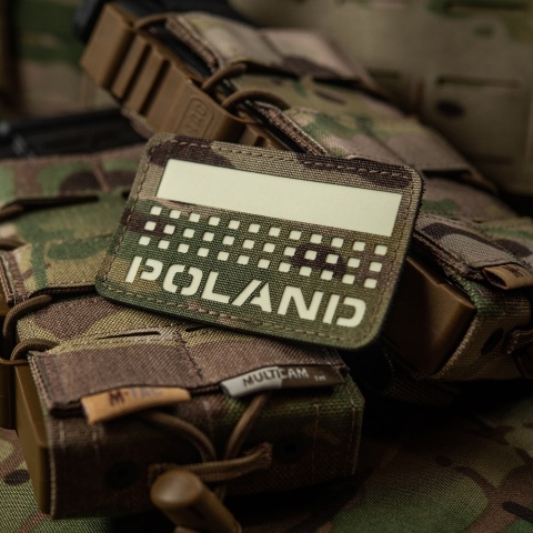 M-TAC Naszywka na rzep Poland z flagą 50x80 Laser Cut