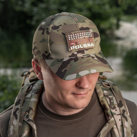 M-TAC Naszywka na rzep Polska z flagą 50x80 Laser Cut