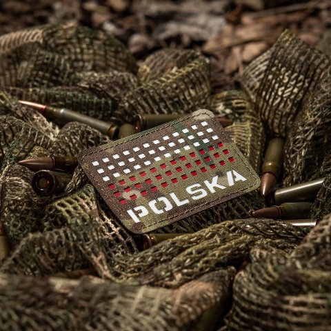 M-TAC Naszywka na rzep Polska z flagą 50x80 Laser Cut