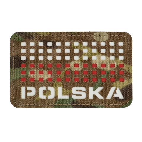 M-TAC Naszywka na rzep Polska z flagą 50x80 Laser Cut