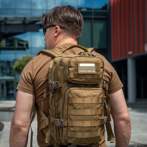 M-TAC Naszywka na rzep Polska z flagą 50x80 Laser Cut