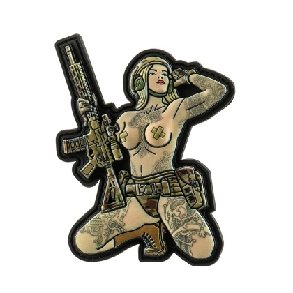 M-TAC Naszywka na rzep Morale Patch Tactical Girl #1 Skandinavik PVC MC