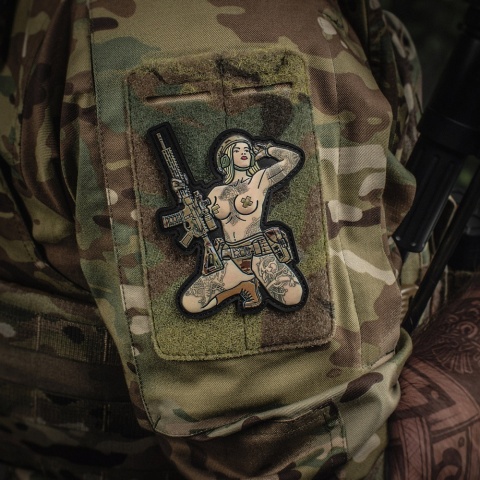 M-TAC Naszywka na rzep Morale Patch Tactical Girl #1 Skandinavik PVC MC
