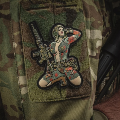 M-TAC Naszywka na rzep Morale Patch Tactical Girl #1 Yakuza PVC
