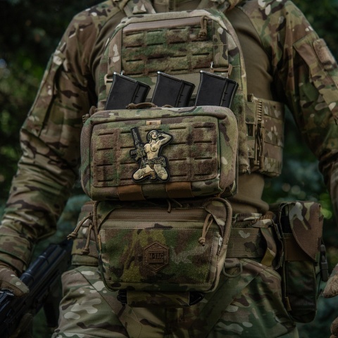 M-TAC Naszywka na rzep Morale Patch Tactical Girl #1 Skandinavik with Mjöllnir PVC MC