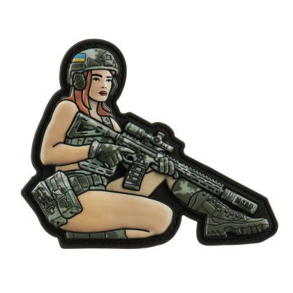 M-TAC Naszywka na rzep Morale Patch Tactical Girl #2 PVC MM14