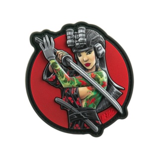 M-TAC Naszywka na rzep Morale Patch Tactical Girl #3 Wodograj Green PVC