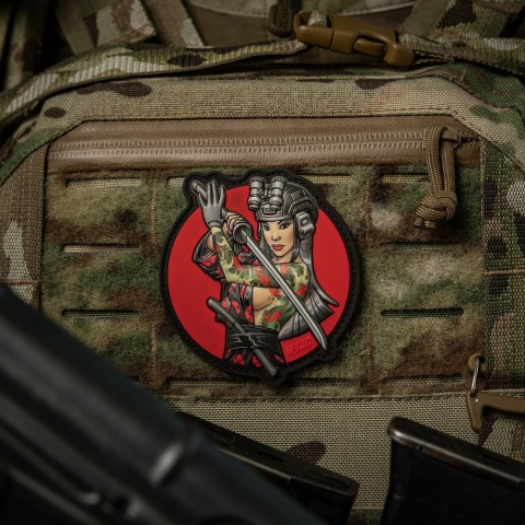 M-TAC Naszywka na rzep Morale Patch Tactical Girl #3 Wodograj Green PVC