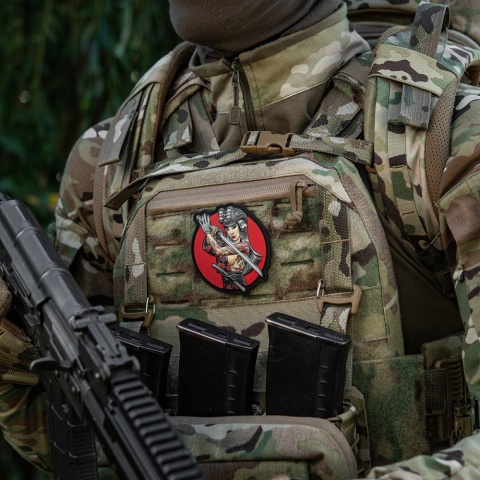 M-TAC Naszywka na rzep Morale Patch Tactical Girl #3 Wodograj Sith PVC
