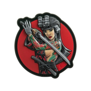 M-TAC Naszywka na rzep Morale Patch Tactical Girl #3 Wodograj Szaszka na Ramieniu PVC
