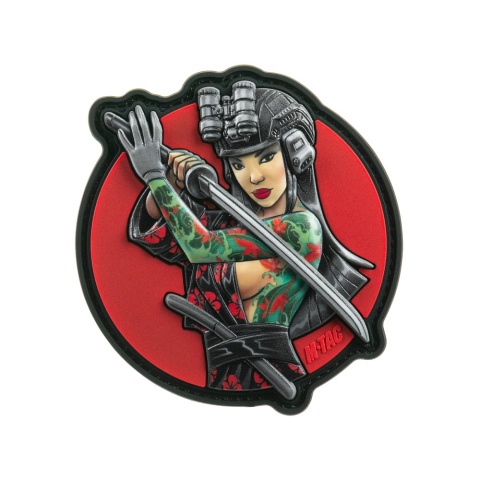 M-TAC Naszywka na rzep Morale Patch Tactical Girl #3 Wodograj Turkusova PVC