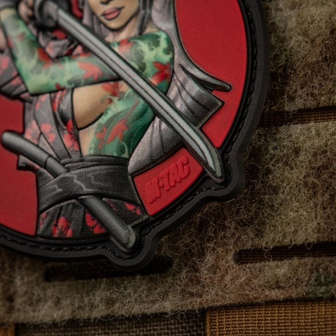 M-TAC Naszywka na rzep Morale Patch Tactical Girl #3 Wodograj Turkusova PVC