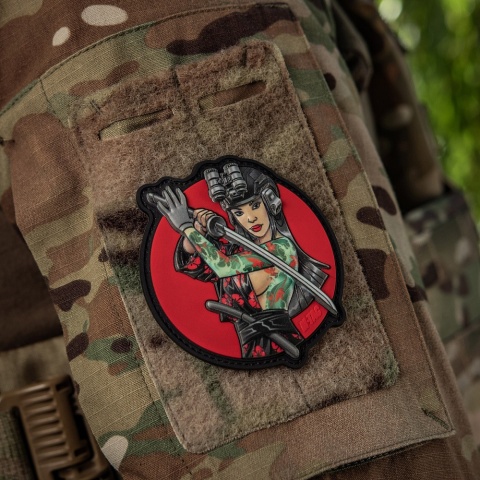 M-TAC Naszywka na rzep Morale Patch Tactical Girl #3 Wodograj Turkusova PVC