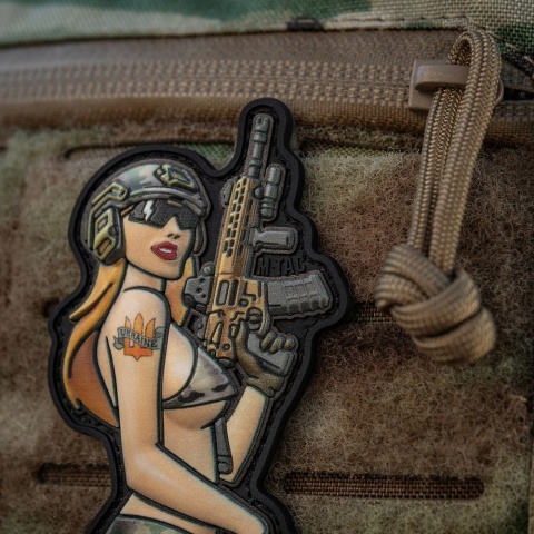 M-TAC Naszywka na rzep Morale Patch Tactical Girl #4 PVC MC