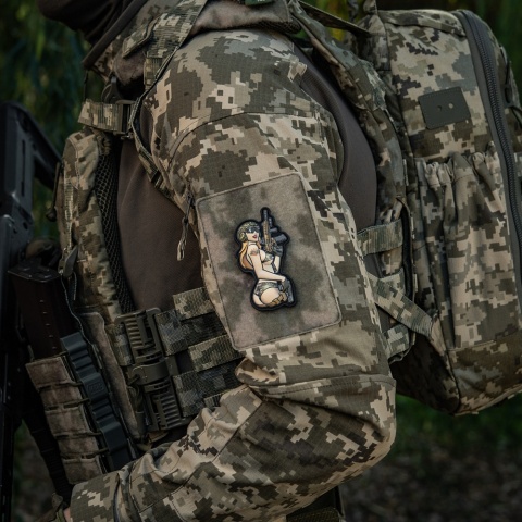 M-TAC Naszywka na rzep Morale Patch Tactical Girl #4 PVC MM14