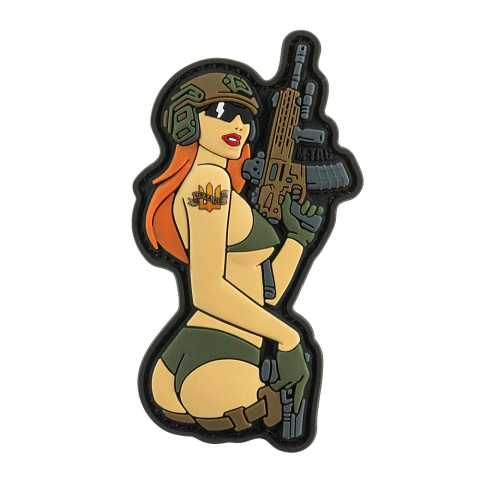 M-TAC Naszywka na rzep Morale Patch Tactical Girl #4 PVC Ore