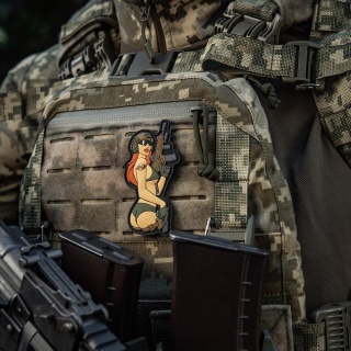 M-TAC Naszywka na rzep Morale Patch Tactical Girl #4 PVC Ore
