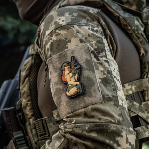 M-TAC Naszywka na rzep Morale Patch Tactical Girl #4 PVC Ore