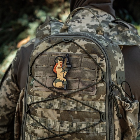 M-TAC Naszywka na rzep Morale Patch Tactical Girl #4 PVC Ore