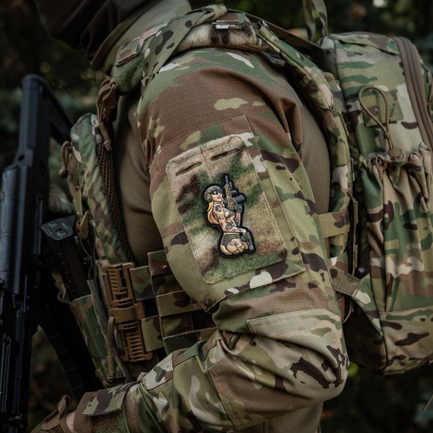 M-TAC Naszywka na rzep Morale Patch Tactical Girl #4 Tattoo Panther PVC