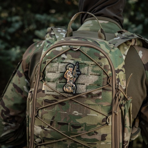 M-TAC Naszywka na rzep Morale Patch Tactical Girl #4 Tattoo Panther PVC