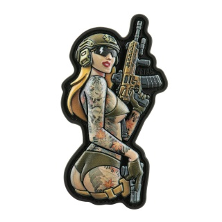 M-TAC Naszywka na rzep Morale Patch Tactical Girl #4 Tattoo Yakuza PVC