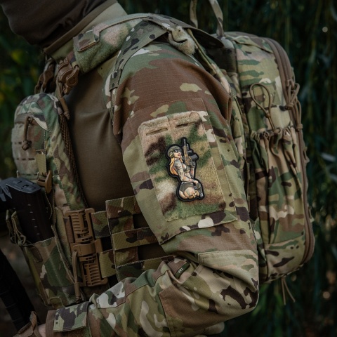 M-TAC Naszywka na rzep Morale Patch Tactical Girl #4 Tattoo Yakuza PVC