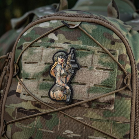 M-TAC Naszywka na rzep Morale Patch Tactical Girl #4 Tattoo Yakuza PVC