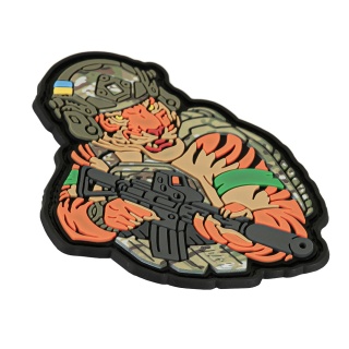 M-TAC Naszywka na rzep Tiger Zielona Opaska PVC MultiCam