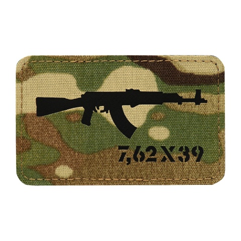 M-TAC Naszywka na rzep AKM 7.62×39 Laser Cut MultiCam® Black