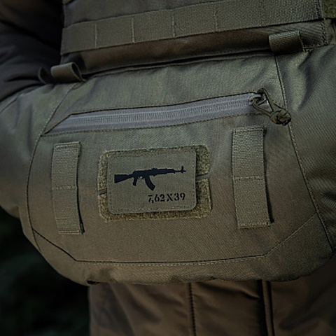 M-TAC Naszywka na rzep AKM 7.62×39 Laser Cut Ranger Green/Black