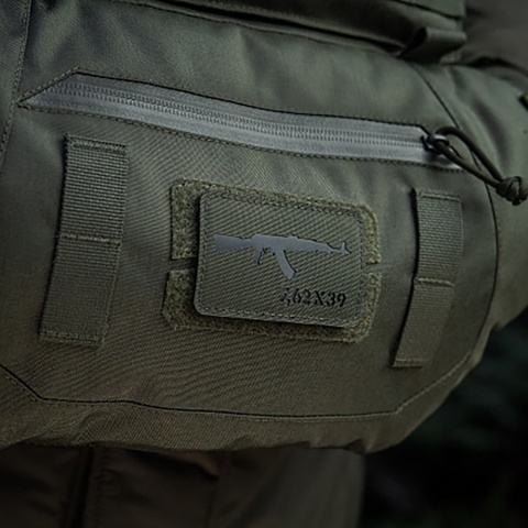 M-TAC Naszywka na rzep AKM 7.62×39 Laser Cut Ranger Green/Black