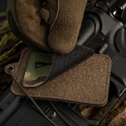 M-TAC Naszywka na rzep AR-15 5.56/.223 Laser Cut MultiCam® Black