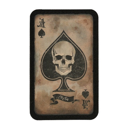 M-TAC Naszywka na rzep Ace of Spades Coyote/Black