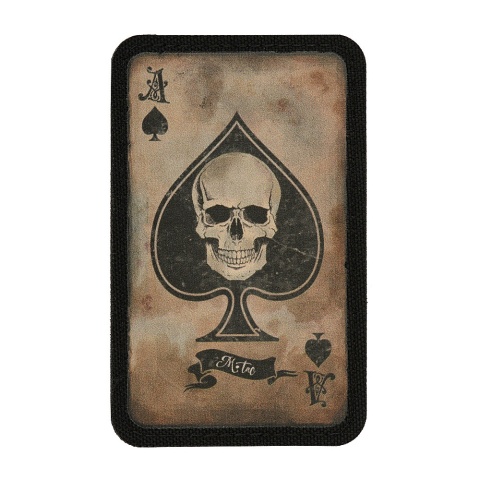 M-TAC Naszywka na rzep Ace of Spades Coyote/Black