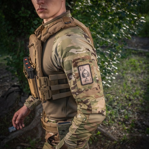 M-TAC Naszywka na rzep Ace of Spades Coyote/Black
