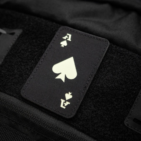M-TAC Naszywka na rzep Ace of Spades Laser Cut Black GID