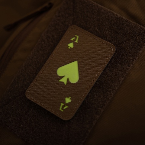 M-TAC Naszywka na rzep Ace of Spades Laser Cut Coyote GID