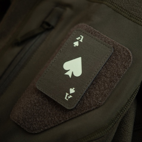M-TAC Naszywka na rzep Ace of Spades Laser Cut Ranger Green GID