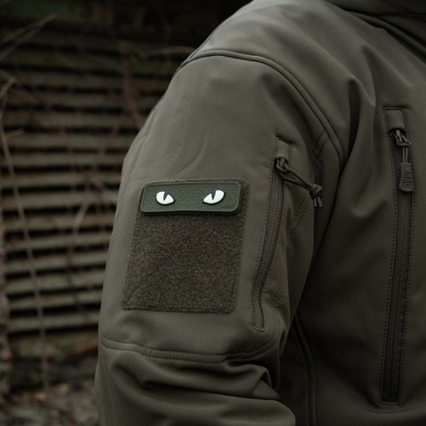 M-TAC Naszywka na rzep Cat Eyes 3D PVC Olive